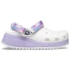 Klassische lässige Unisex-Sandalen in Weiß und Lila „White Purple“