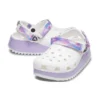 Klassische lässige Unisex-Sandalen in Weiß und Lila „White Purple“