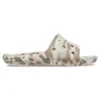 Klassische marmorierte Sandalen „White Brown“