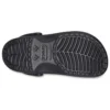 Klassische Metallic-Crocskin-Clogs „Schwarz“