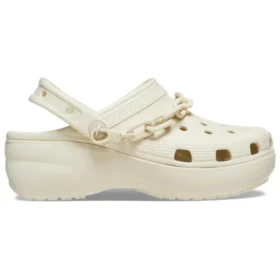 Klassische Platform Clogs „Bone“