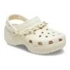 Klassische Platform Clogs „Bone“