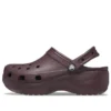 Klassische Platform Clogs „Dark Cherry“