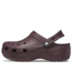 Klassische Platform Clogs „Dark Cherry“