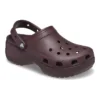Klassische Platform Clogs „Dark Cherry“