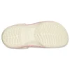 Klassische Platform Clogs mit Schlangenprint „Pink“