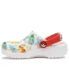 Klassische Pokémon-Clogs „Weiß-Rot“