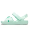 Klassische Sandalen mit Kreuzriemen „Mint Green“