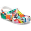 Klassische Strandsandalen, Unisex, mehrfarbig, weiß
