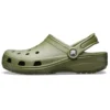 Klassische Unisex-Sandalen „Beach“ in Armeegrün