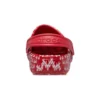 Klassische Weihnachtspullover-Clogs „Rot-Weiß“
