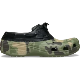 Klassischer Bootsschuh im Duck-Camo-Design