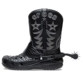 Klassischer Cowboy-Stiefel „Black“
