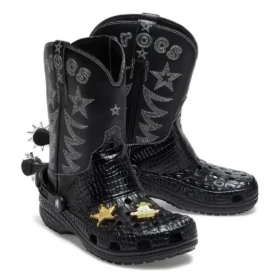 Klassischer Cowboy-Stiefel „Black“