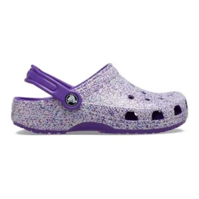 Klassischer Glitter-Clog „Purple“