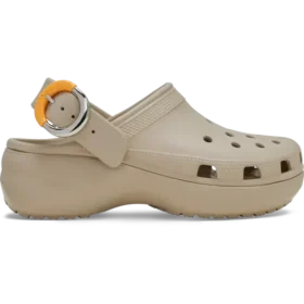 Klassischer Platform Clog mit getauchter Schnalle