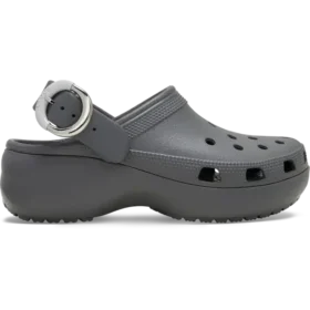 Klassischer Platform Clog mit getauchter Schnalle