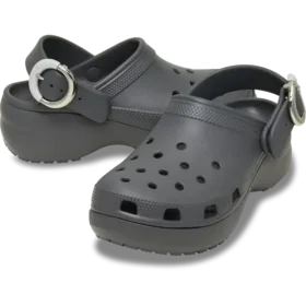 Klassischer Platform Clog mit getauchter Schnalle