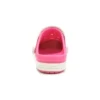 Kleine Crocs Outdoor-Sandalen mit flachem Absatz in Rosa