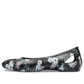 Larua Sandalen mit Aufdruck, Schwarz