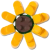 Lego®-Sonnenblumen-Jibbitz-Anstecker