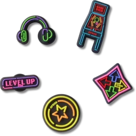 Level Up Gamer 5er-Pack Jibbitz-Anstecker