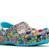 Lisa Frank x Classic Clog Kids „Digital Aqua Multi Hearts“ Lisa Frank x Classic Clog Kids „Digital Aqua Multi Hearts“