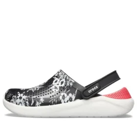 Lite Ride Hyper Floral Clogs „Schwarz Weiß Rot“