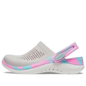 LiteRide 360 Marbled Clogs „Grau-Rosa-Blau“