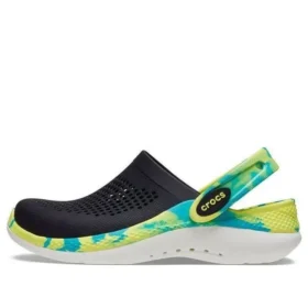LiteRide 360 Marbled Clogs „Schwarz Grün Aqua“