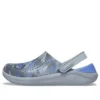 LiteRide Clogs mit Camo-Print „Blau Grau“
