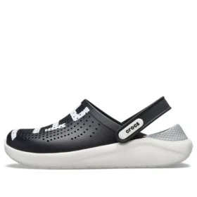 LiteRide Logo-Clogs „Schwarz-Weiß“