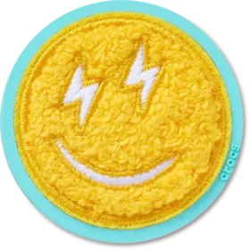 Mega Chenille Happy Face Jibbitz™-Anstecker