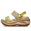 Mega Crush Retro Floral Sandalen „Vanilla Cork“