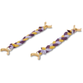 Mehrfach gewebte Sandalen-Kette, 2er-Pack Jibbitz-Anstecker