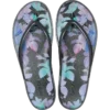 Miami Flip-Flops mit runder Zehenpartie und dunklem Blumenmuster Miami Flip-Flops mit runder Zehenpartie und dunklem Blumenmuster