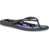 Miami Flip-Flops mit runder Zehenpartie und dunklem Blumenmuster Miami Flip-Flops mit runder Zehenpartie und dunklem Blumenmuster