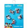 Mickey und Minnie PVC 5er-Pack Jibbitz-Anstecker