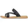 Minimalistische, bequeme Sport-Hausschuhe Schwarz Braun