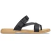 Minimalistische, bequeme Sport-Hausschuhe Schwarz Braun