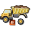 Myo Construction Truck 5er-Pack Jibbitz-Anstecker