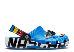Nascar x Classic Clog Kids „Bright Cobalt“