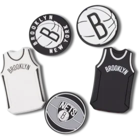 NBA Brooklyn Nets 5er-Pack Jibbitz-Anstecker