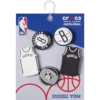 NBA Brooklyn Nets 5er-Pack Jibbitz-Anstecker NBA Brooklyn Nets 5er-Pack Jibbitz-Anstecker
