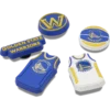 NBA Golden State Warriors Jibbitz-Anstecker, 5er-Pack
