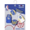 NBA Golden State Warriors Jibbitz-Anstecker, 5er-Pack