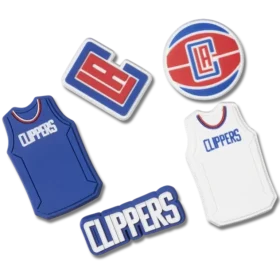 NBA Los Angeles Clippers 5er-Pack Jibbitz-Anstecker NBA Los Angeles Clippers 5er-Pack Jibbitz-Anstecker