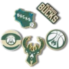NBA Milwaukee Bucks 5er-Pack Jibbitz-Anstecker