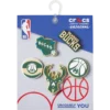 NBA Milwaukee Bucks 5er-Pack Jibbitz-Anstecker
