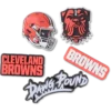 NFL Cleveland Browns 5er-Pack Jibbitz-Schuhanhänger NFL Cleveland Browns 5er-Pack Jibbitz-Schuhanhänger